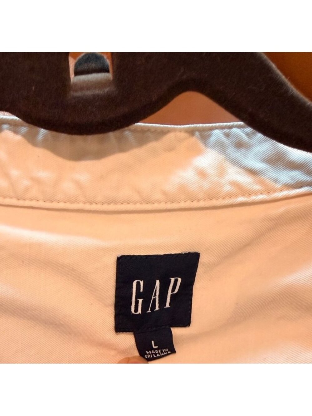 GAP Cream Button-Front Pullover - Picture 2 of 5